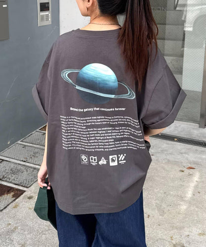 多色圖形印花T恤