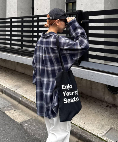 【男女通用】卡拉米奧利奧佈雷格格紋襯衫