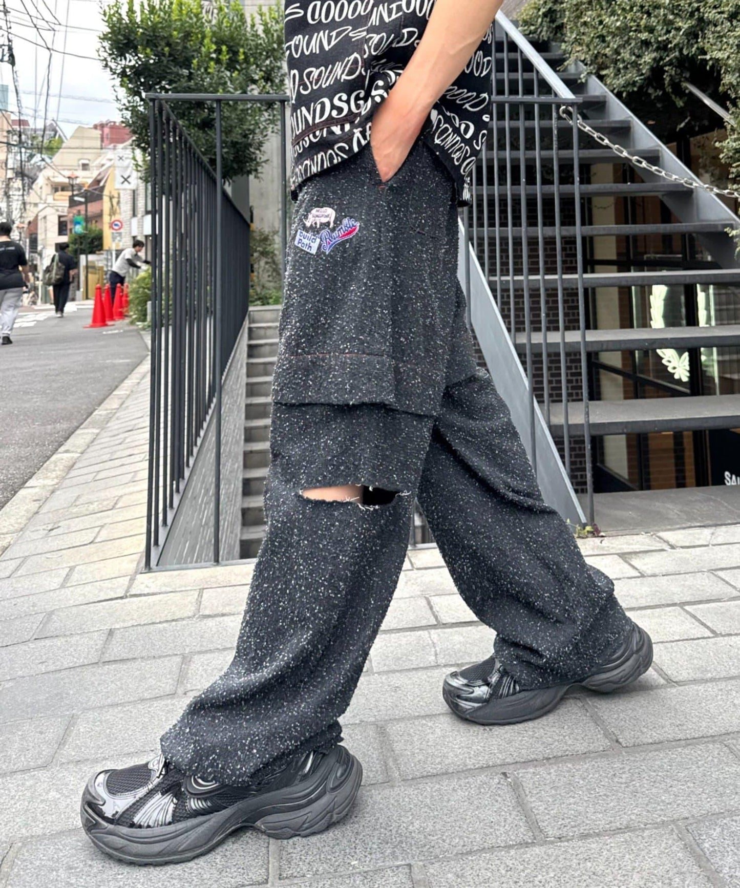 【SOUNDSGOOOOD】牛仔疊穿褲