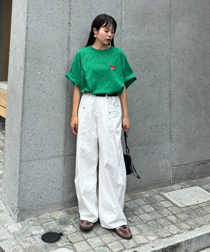 多色圖形印花T恤