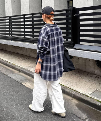 【男女通用】卡拉米奧利奧佈雷格格紋襯衫