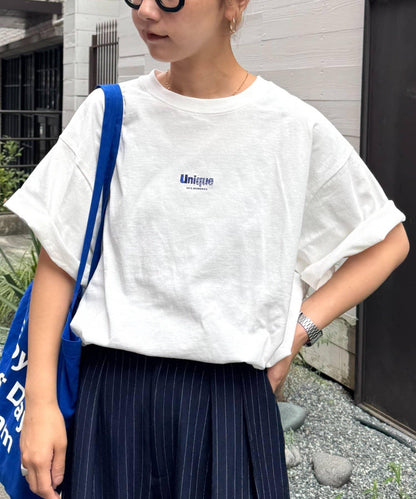 多色圖形印花T恤