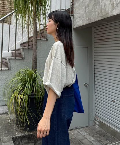 【男女通用】動物紋狗夏季針織半袖T恤