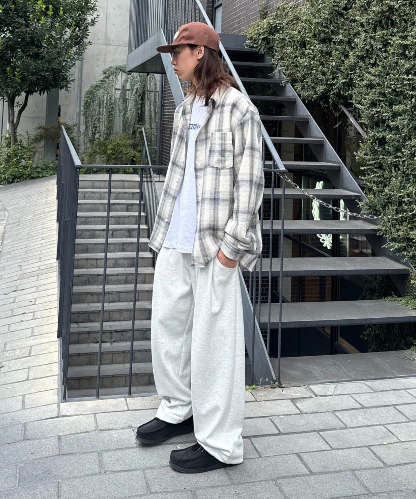 【男女通用】卡拉米奧利奧佈雷格格紋襯衫