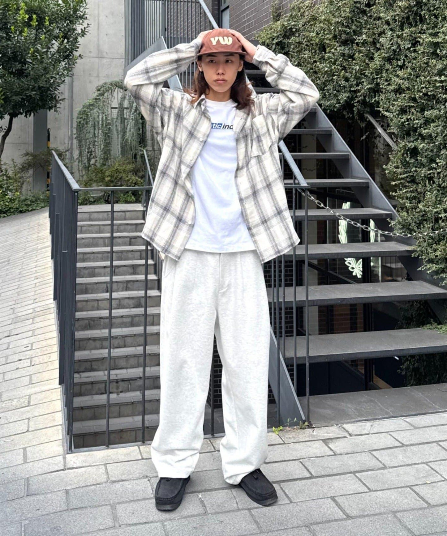 【男女通用】卡拉米奧利奧佈雷格格紋襯衫