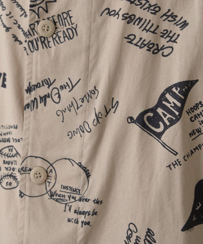 【SOUNDSGOOOOD】（套裝商品）繪畫睡眠連帽襯衫外套＆多功能裙