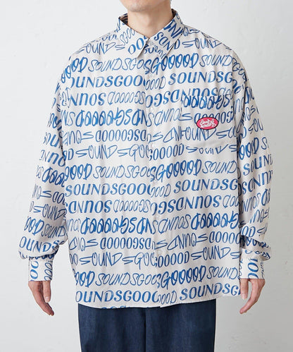 【SOUNDSGOOOOD】全印花logo襯衫