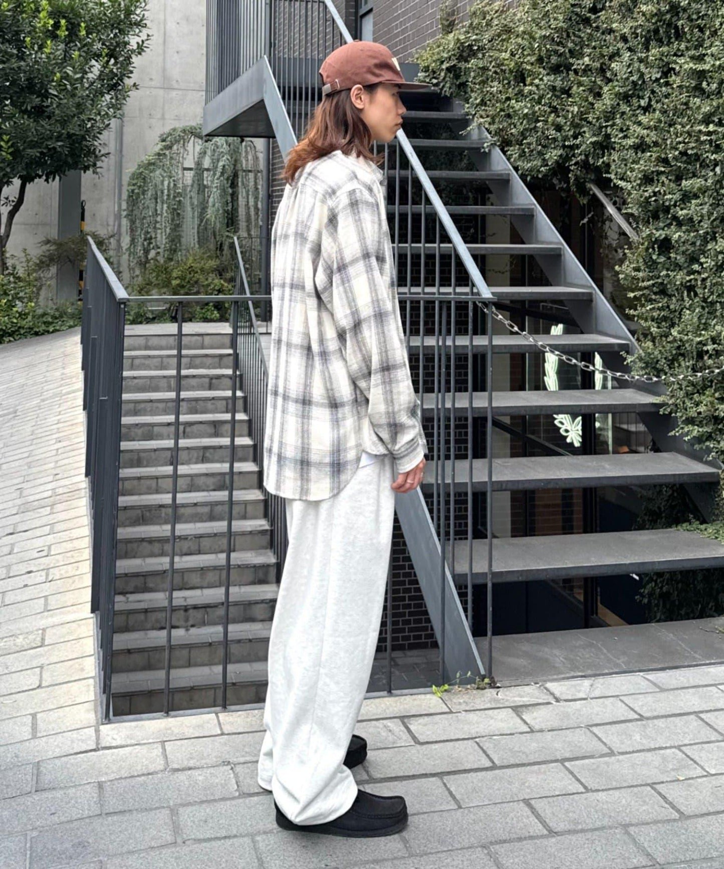 【男女通用】卡拉米奧利奧佈雷格格紋襯衫