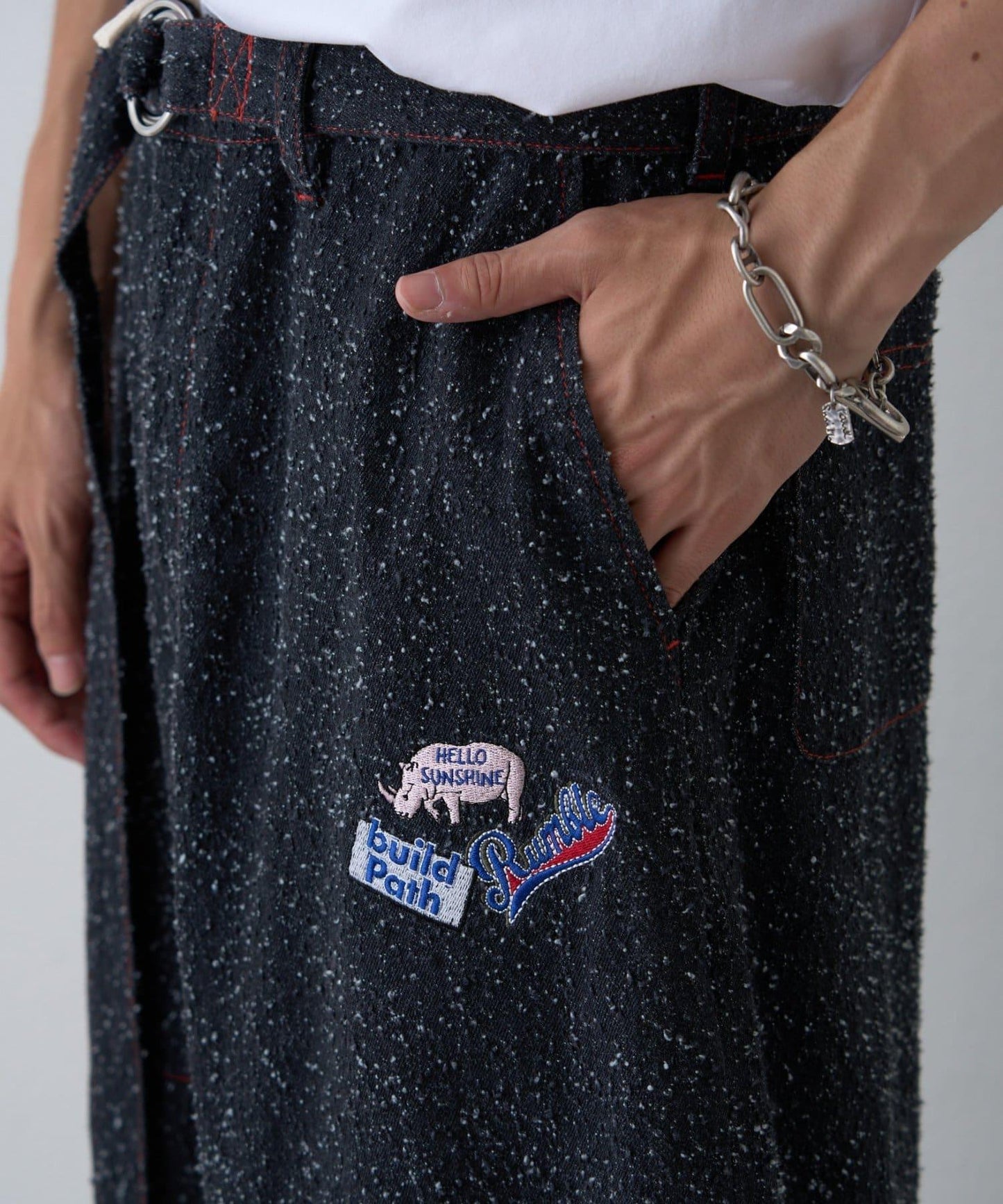 【SOUNDSGOOOOD】牛仔疊穿褲