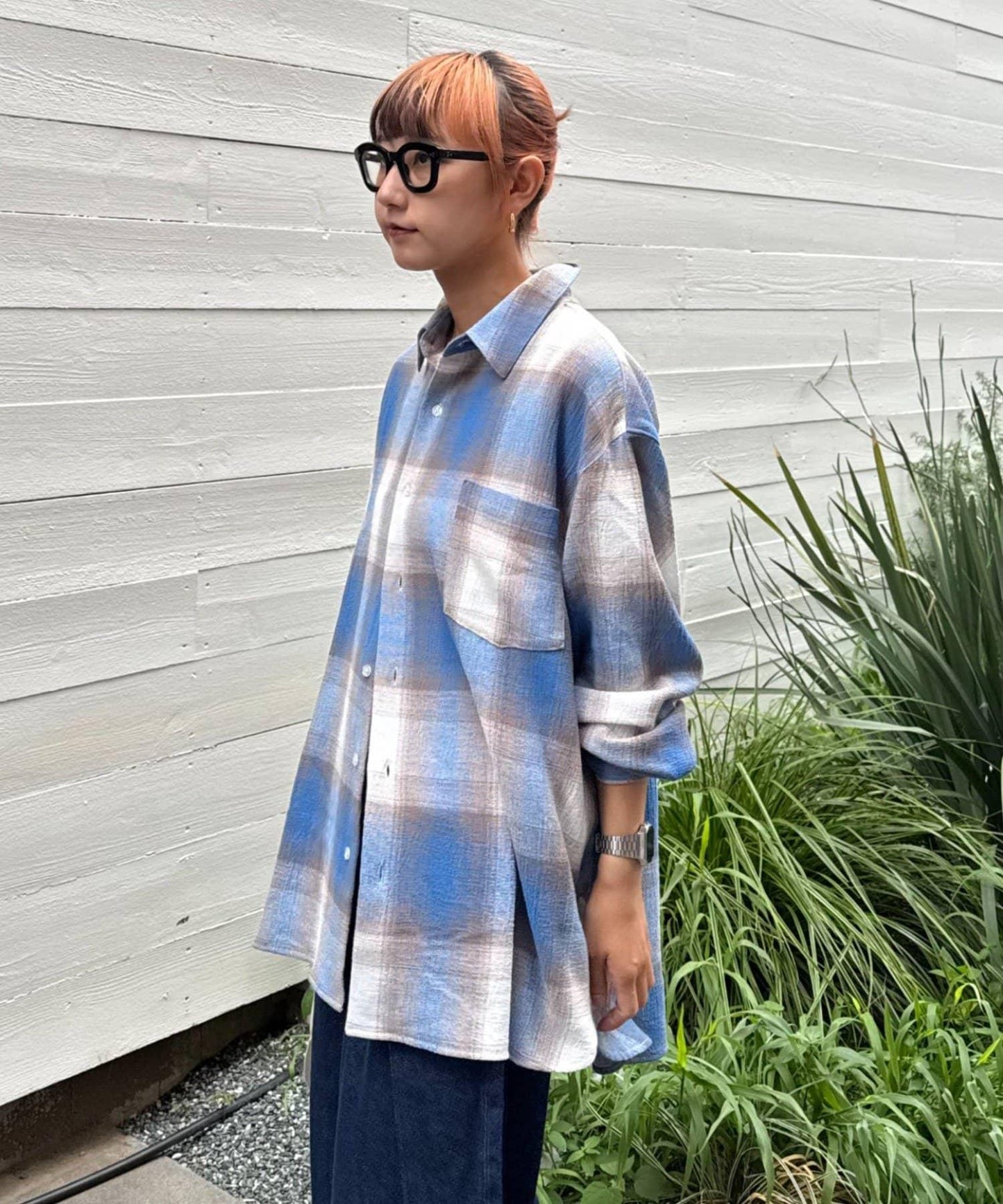 【男女通用】卡拉米奧利奧佈雷格格紋襯衫