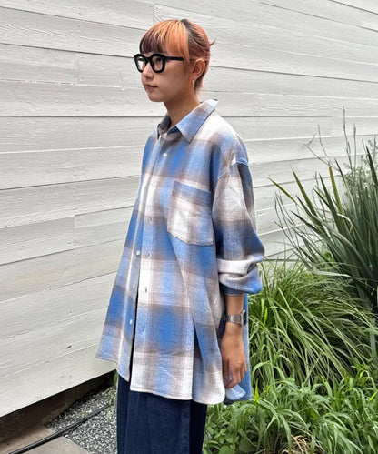 【男女通用】卡拉米奧利奧佈雷格格紋襯衫