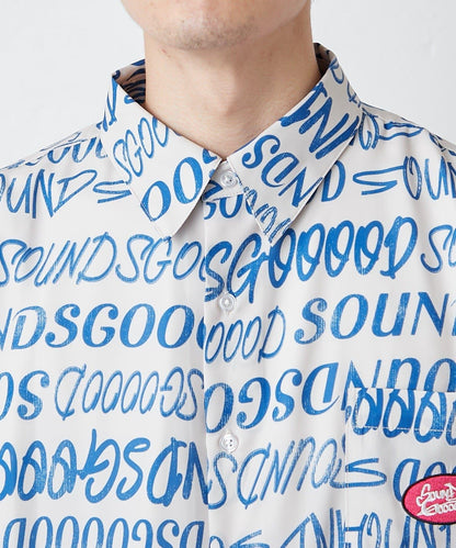 【SOUNDSGOOOOD】全印花logo襯衫
