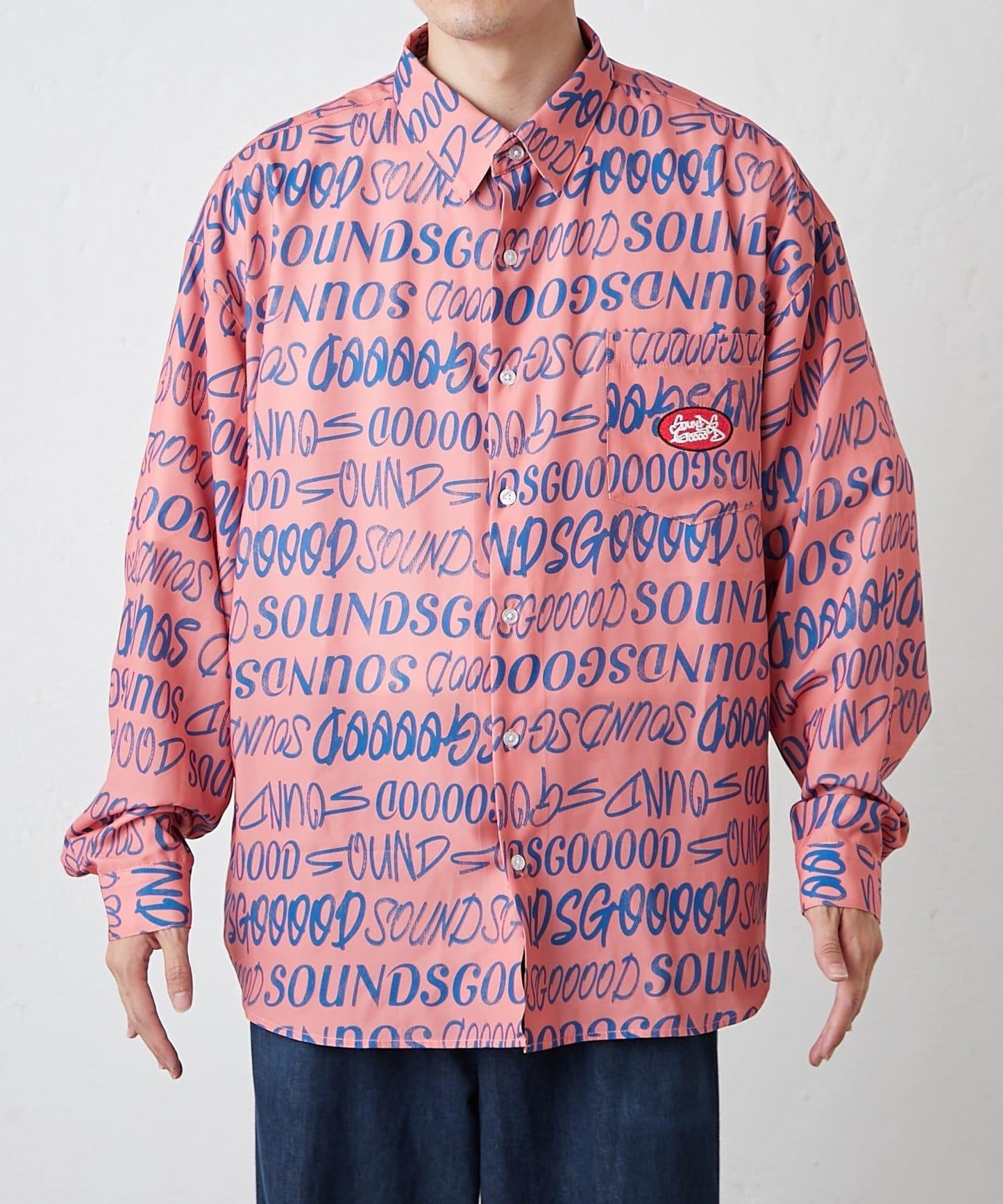 【SOUNDSGOOOOD】全印花logo襯衫