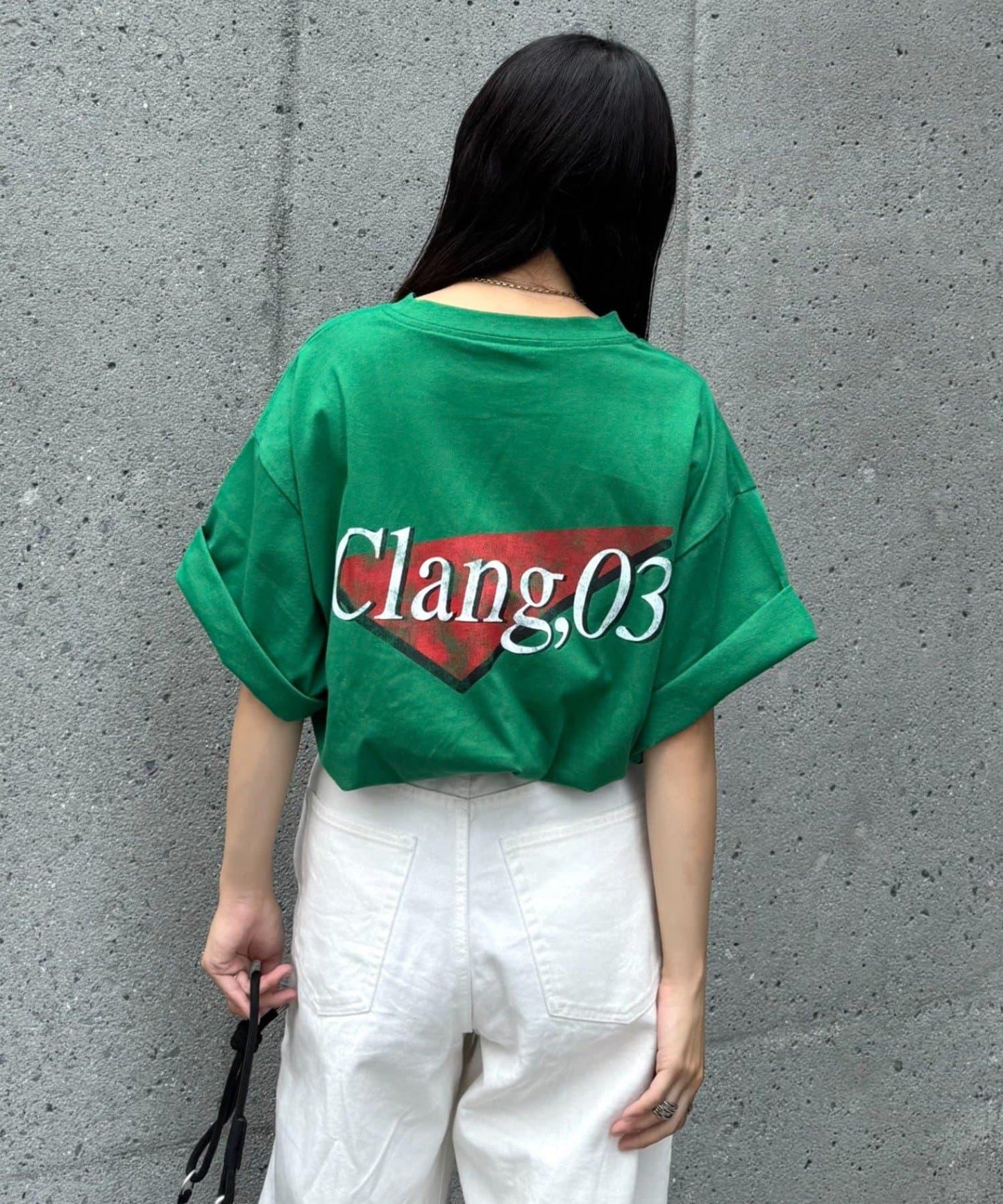 多色圖形印花T恤