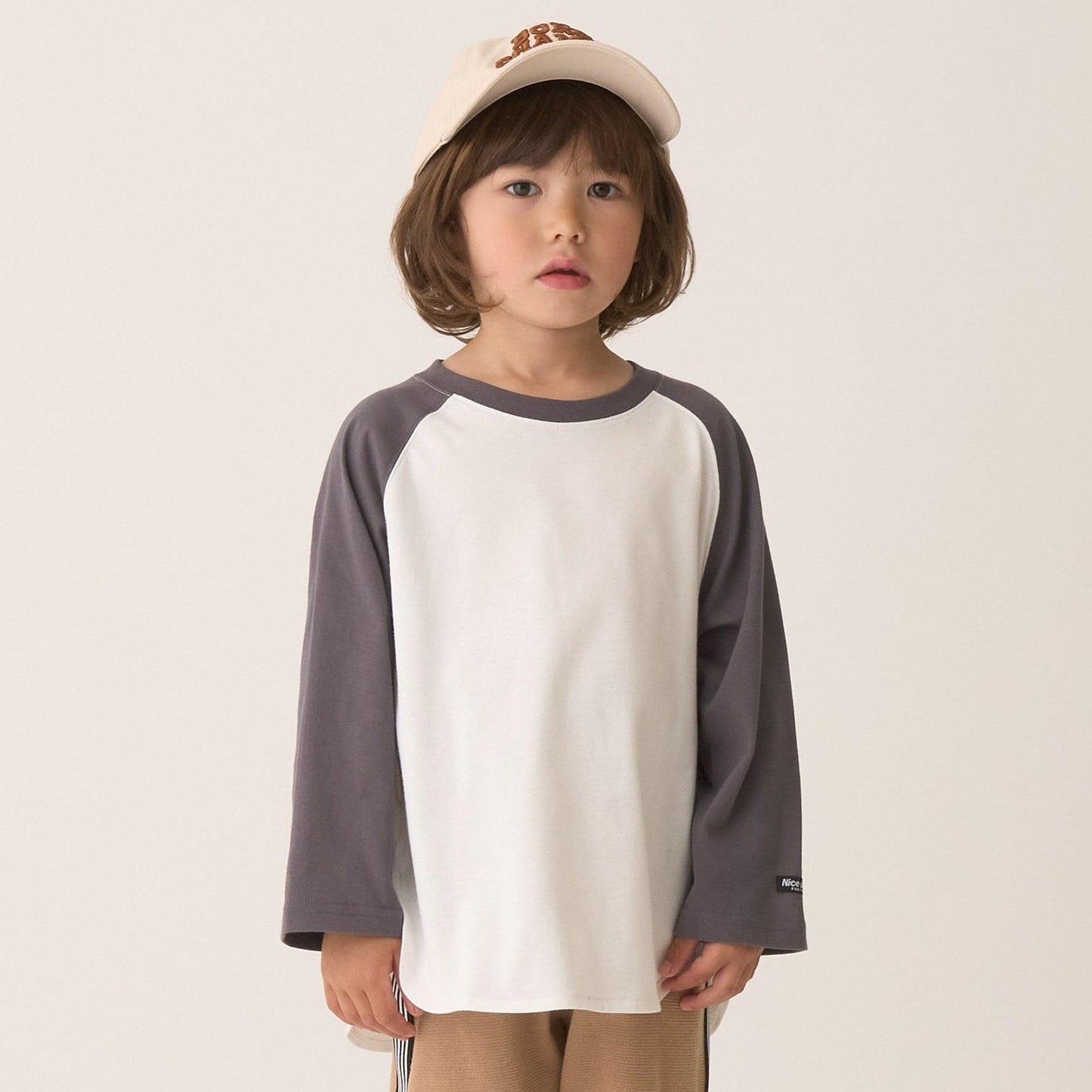 【舒適天竺】寬鬆版型插肩袖T恤