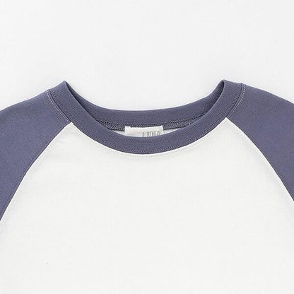 【舒適天竺】寬鬆版型插肩袖T恤