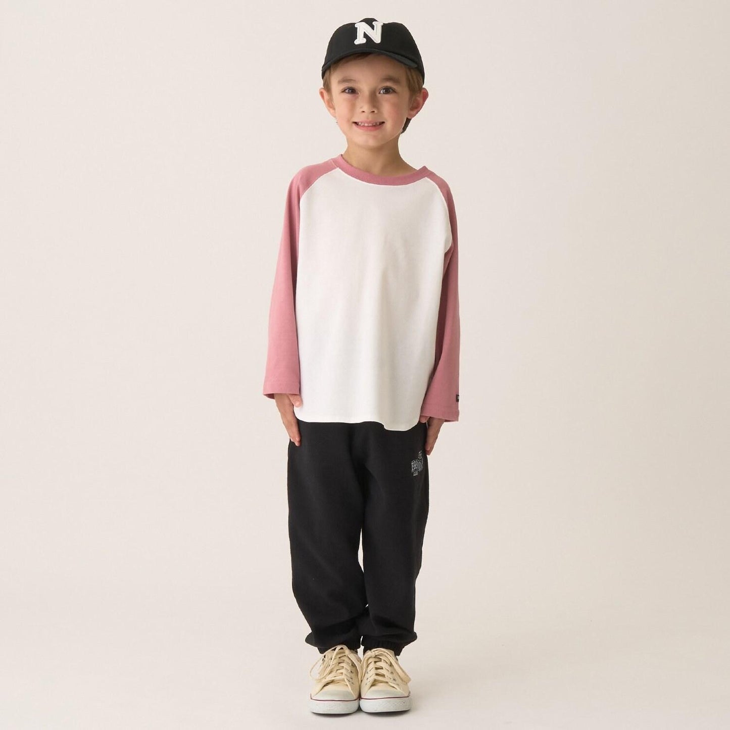 【舒適天竺】寬鬆版型插肩袖T恤