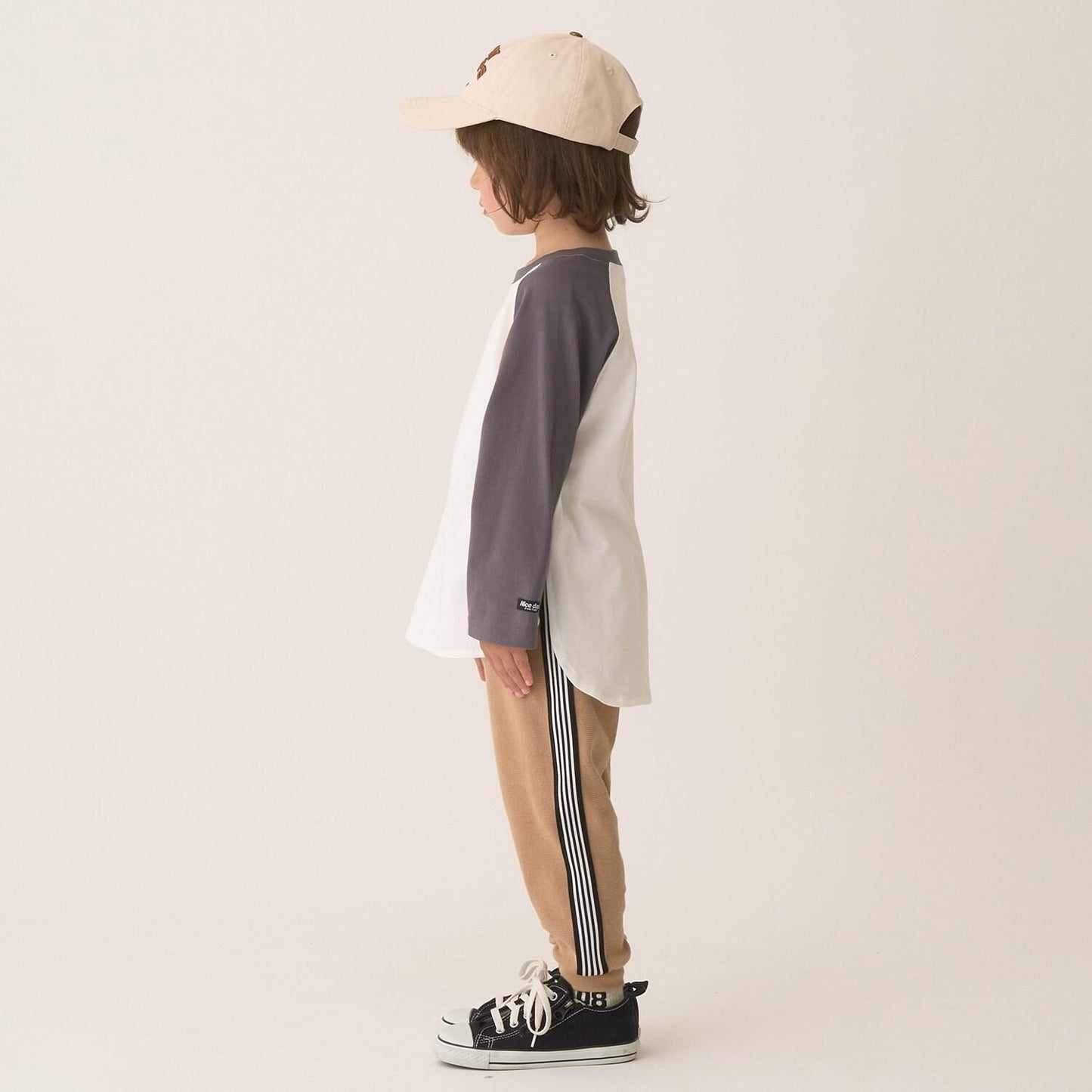 【舒適天竺】寬鬆版型插肩袖T恤