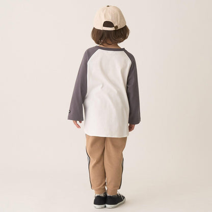 【舒適天竺】寬鬆版型插肩袖T恤