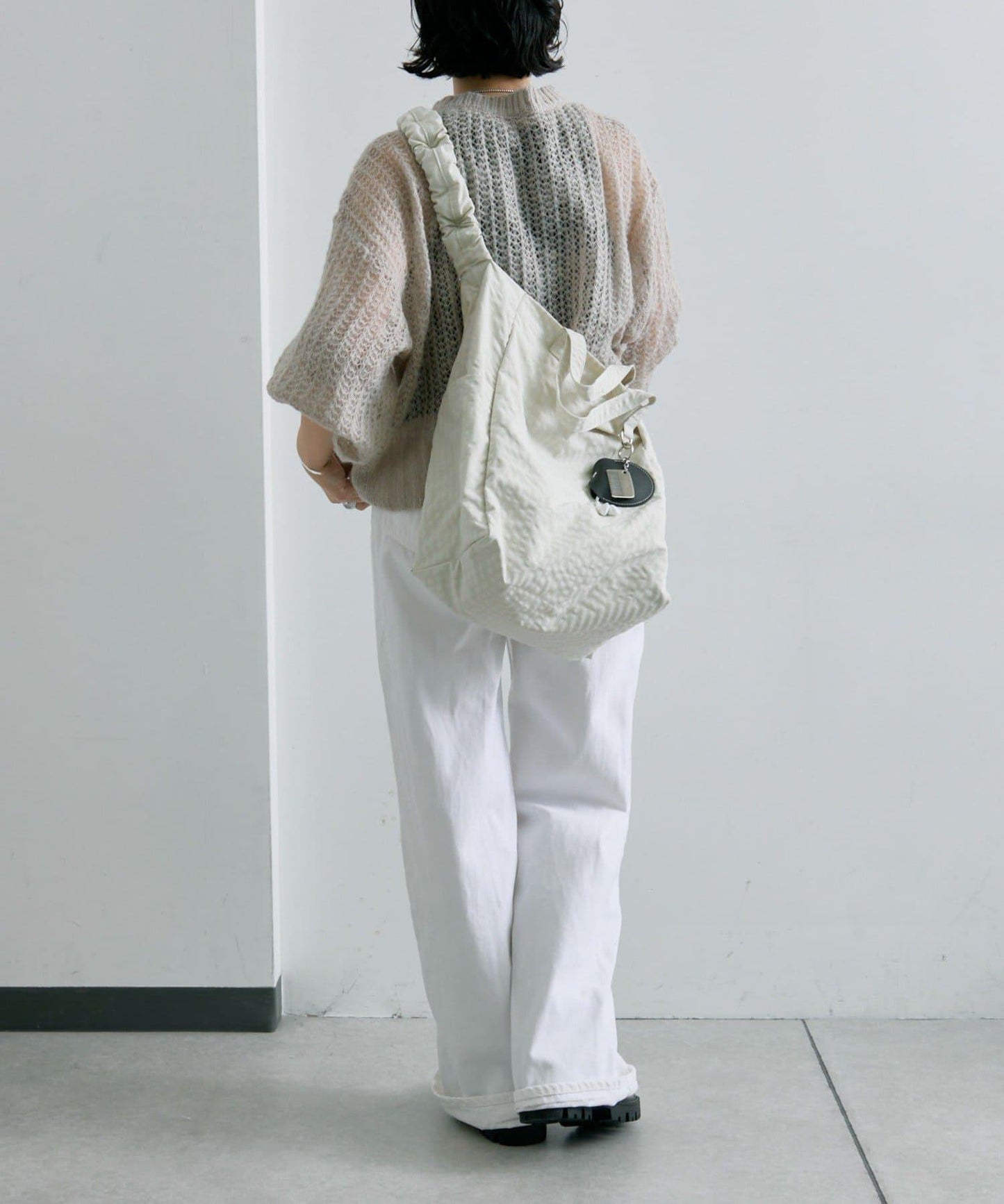 《超輕量340g/A4尺寸適配》布料2WAY雙肩包L