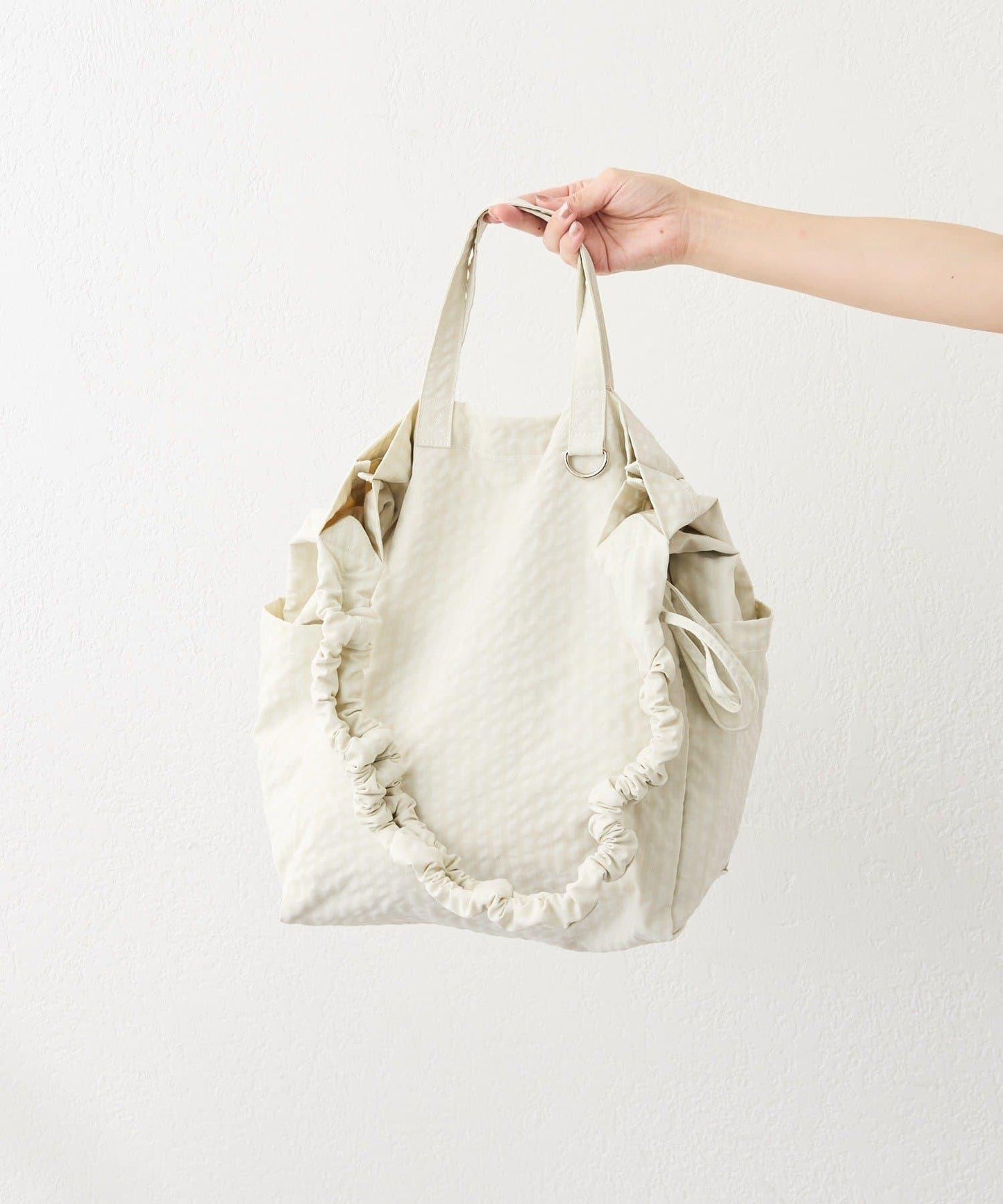 《超輕量340g/A4尺寸適配》布料2WAY雙肩包L