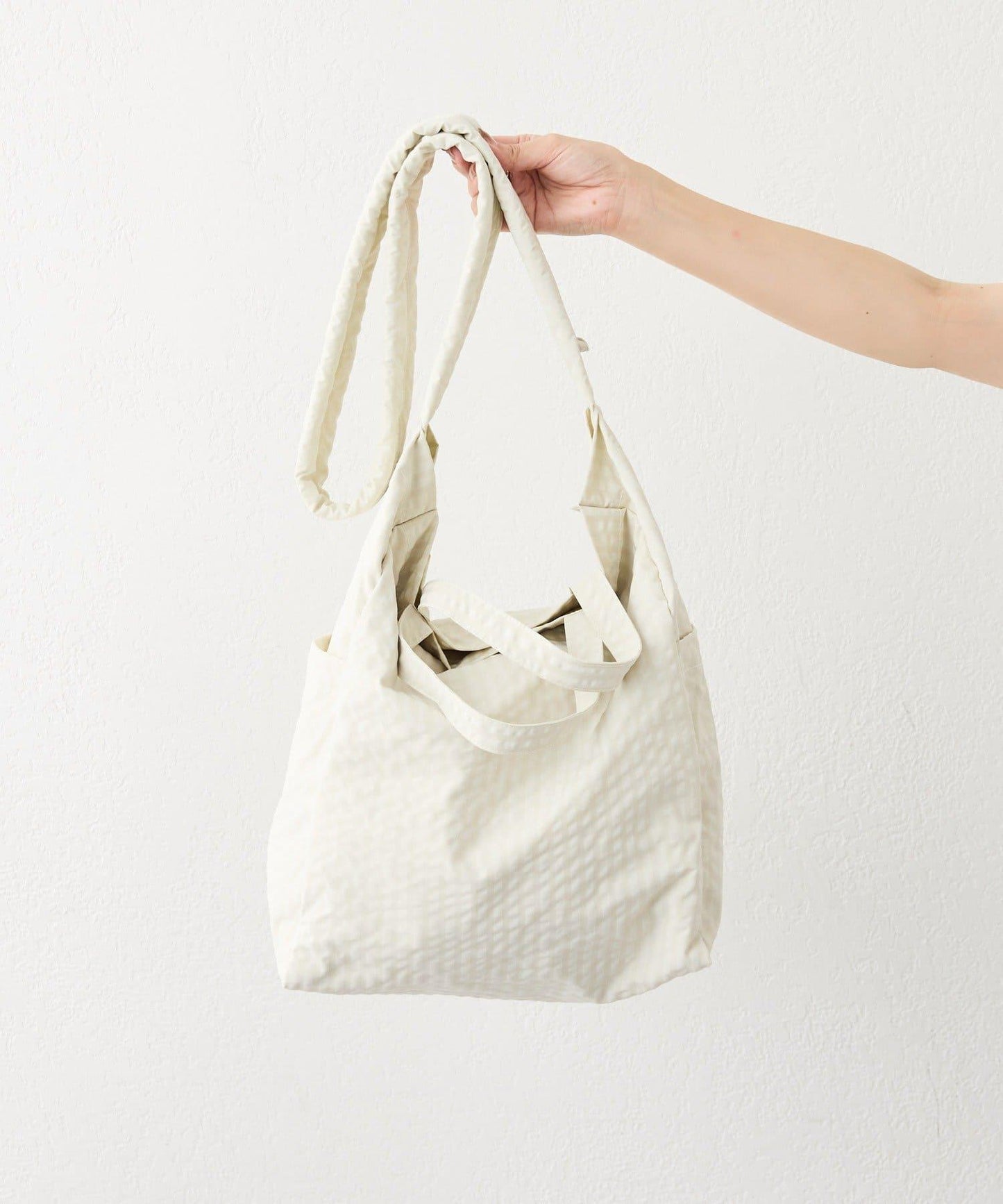 《超輕量340g/A4尺寸適配》布料2WAY雙肩包L