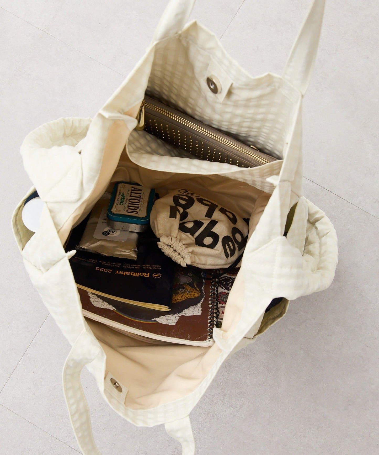 《超輕量340g/A4尺寸適配》布料2WAY雙肩包L