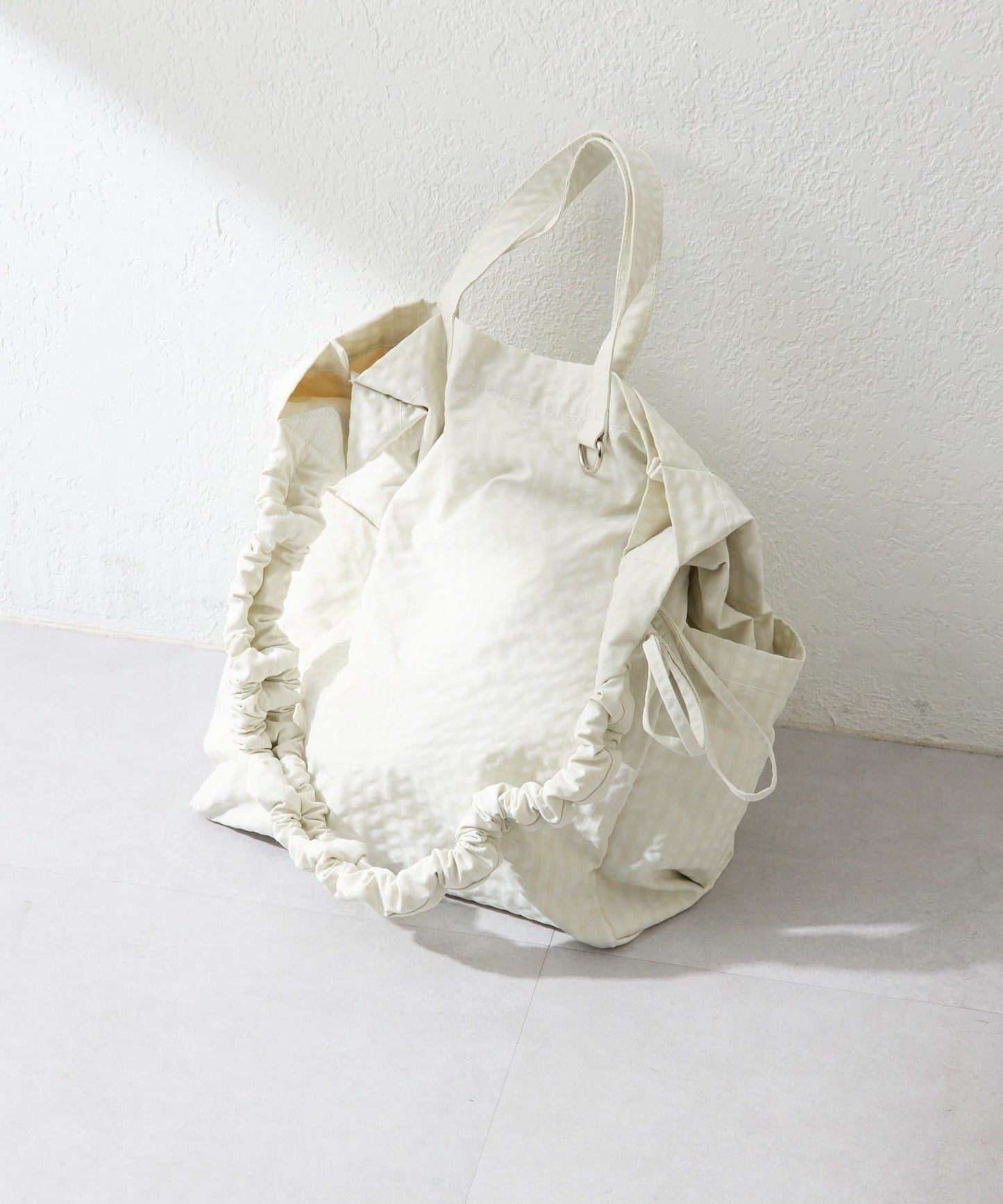 《超輕量340g/A4尺寸適配》布料2WAY雙肩包L