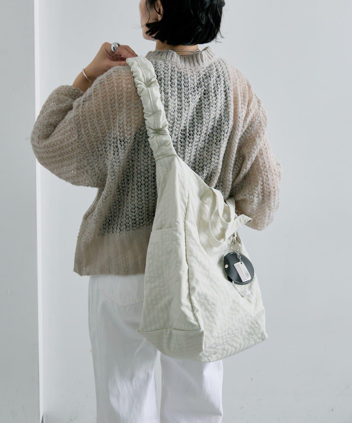 《超輕量340g/A4尺寸適配》布料2WAY雙肩包L