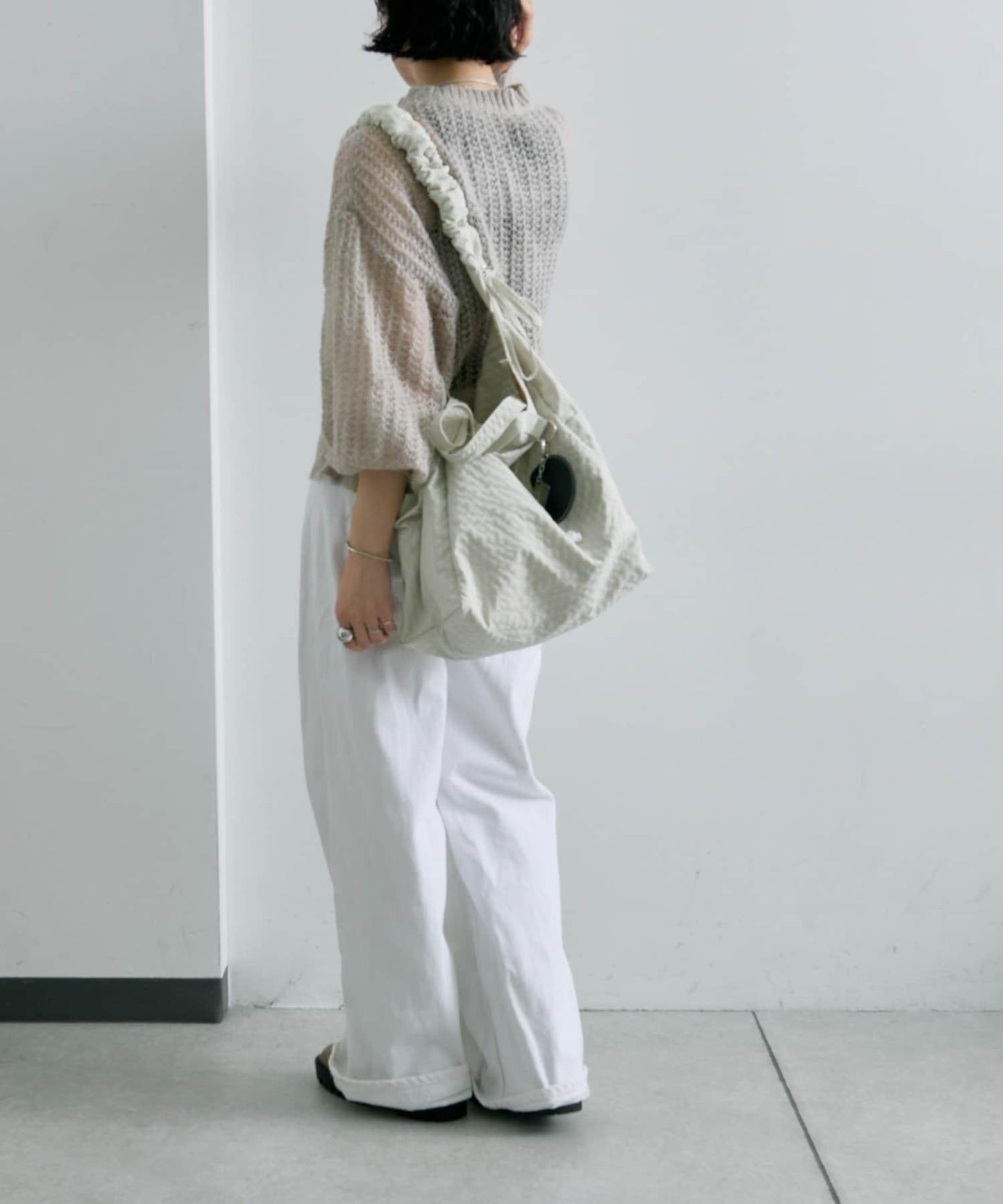 《超輕量340g/A4尺寸適配》布料2WAY雙肩包L