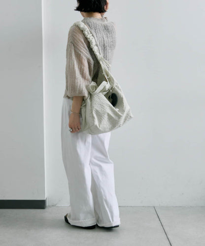 《超輕量340g/A4尺寸適配》布料2WAY雙肩包L