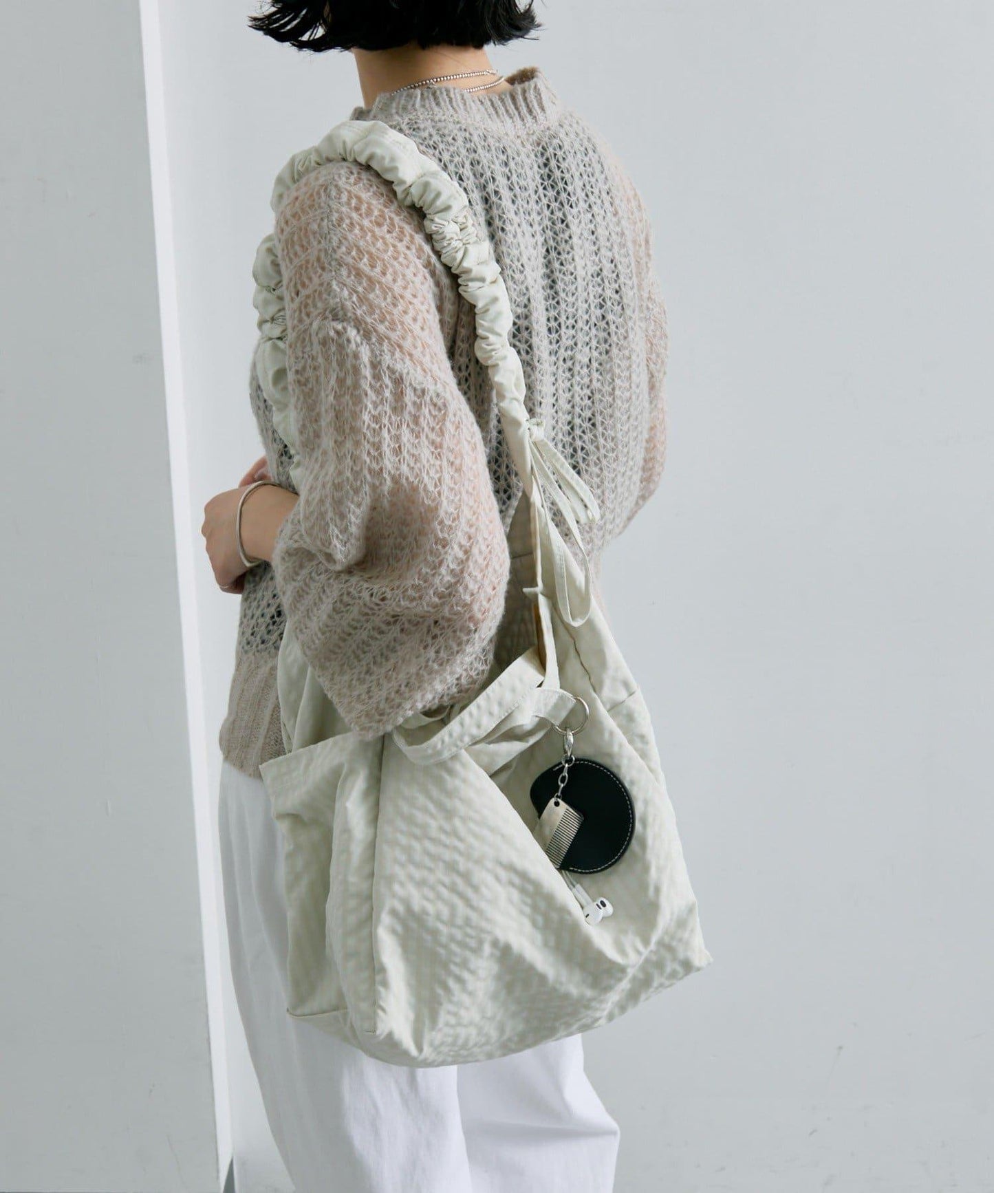 《超輕量340g/A4尺寸適配》布料2WAY雙肩包L