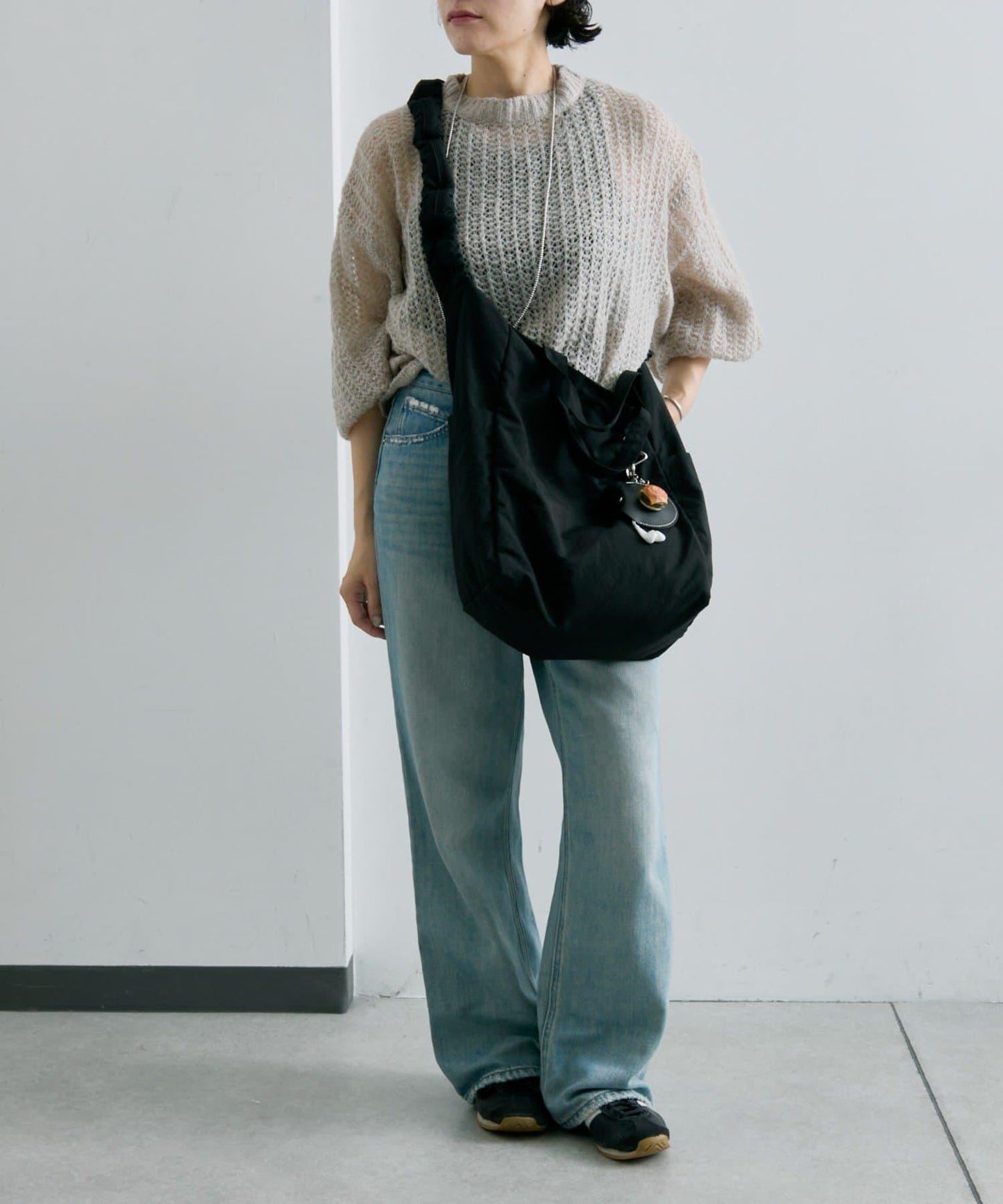 《超輕量340g/A4尺寸適配》布料2WAY雙肩包L