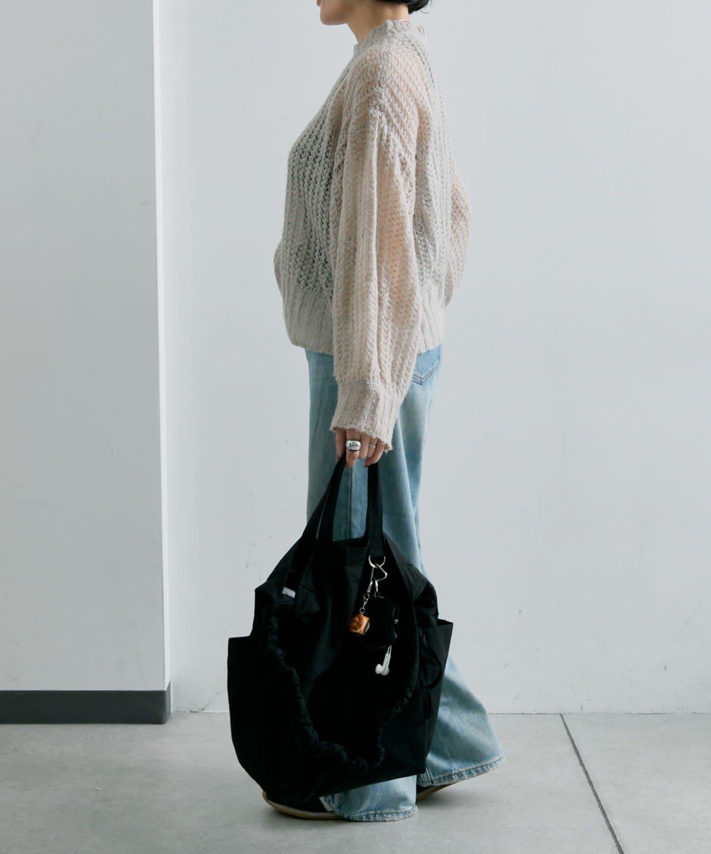 《超輕量340g/A4尺寸適配》布料2WAY雙肩包L