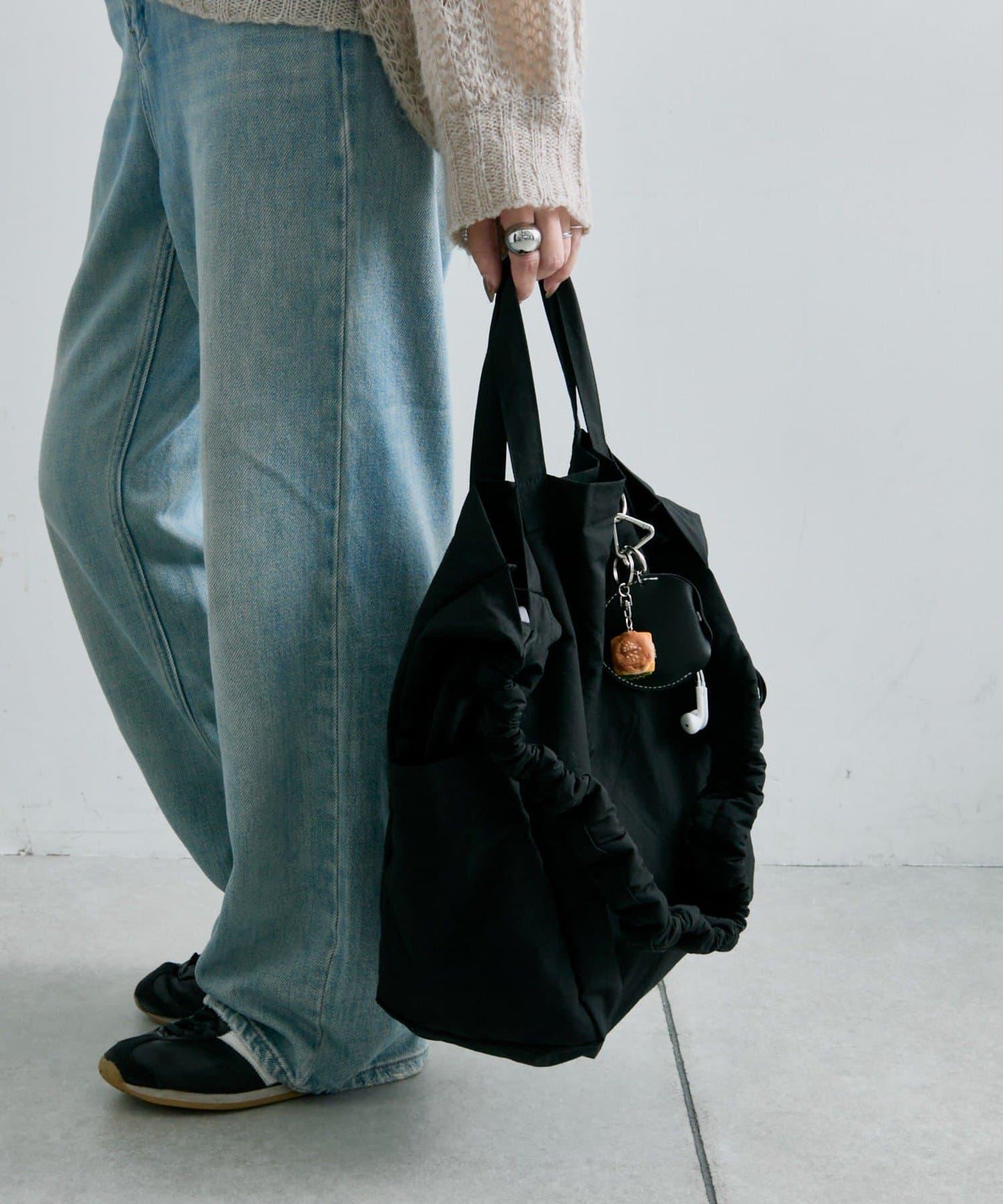 《超輕量340g/A4尺寸適配》布料2WAY雙肩包L