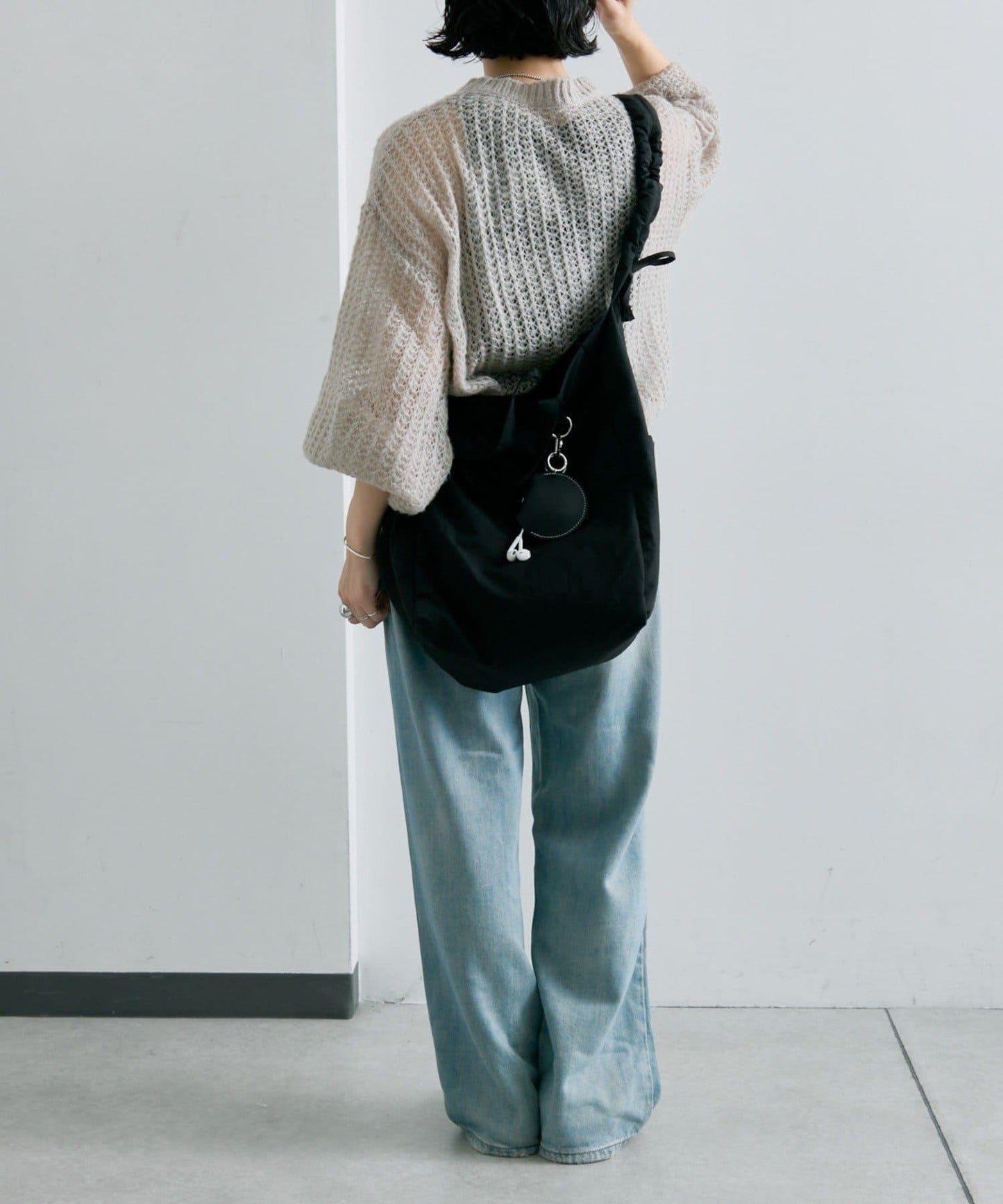 《超輕量340g/A4尺寸適配》布料2WAY雙肩包L