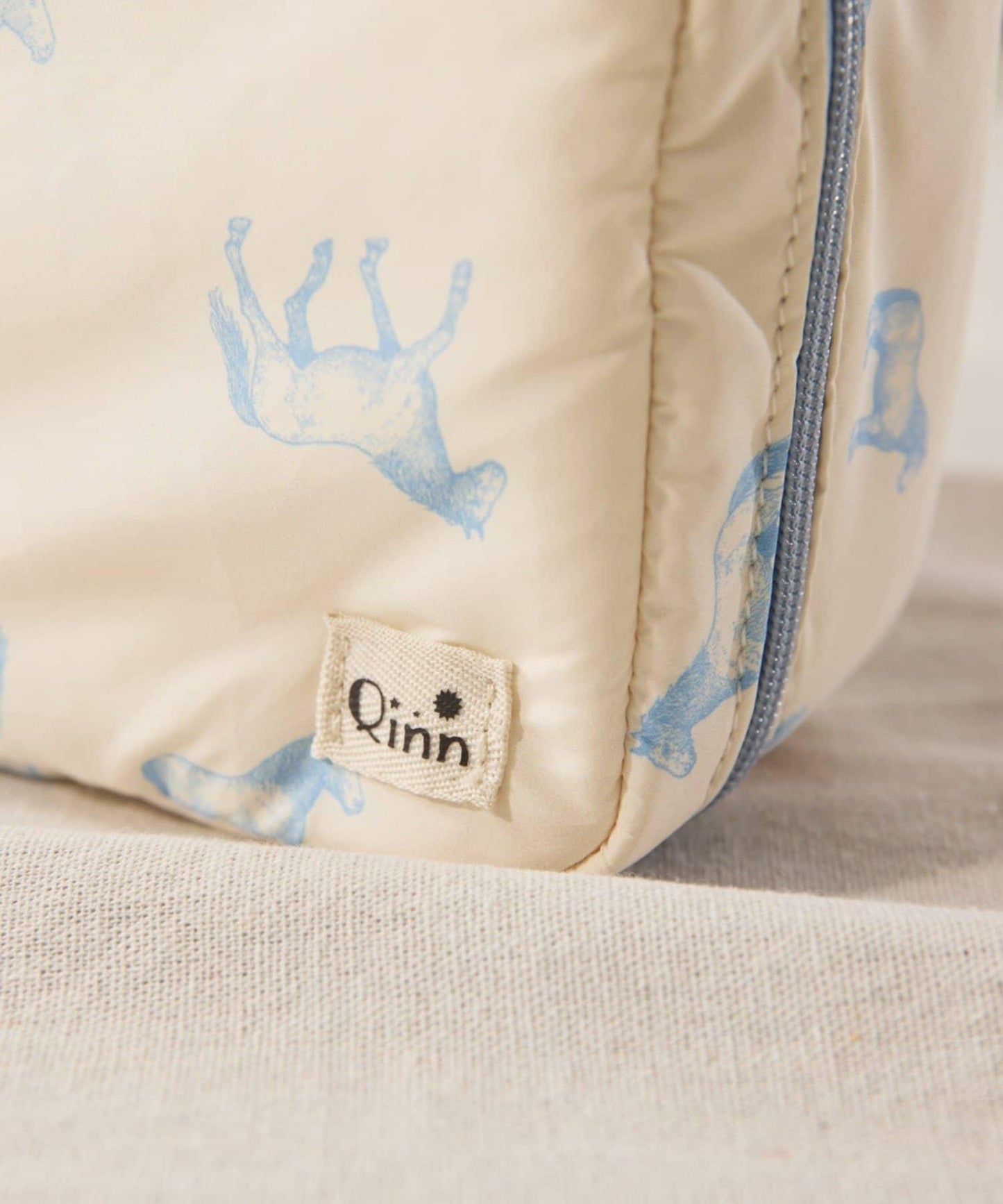 【兒童】【Qinn】多功能織帶標籤化妝包