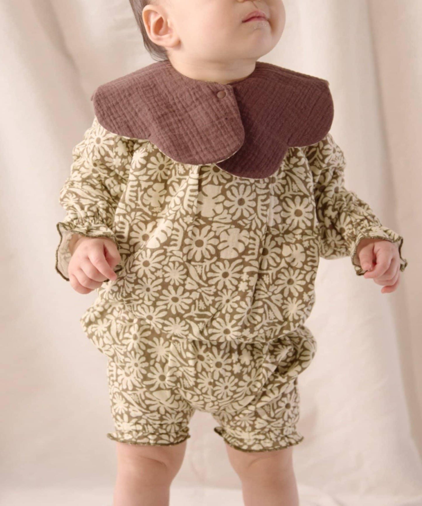 【嬰兒】【Qinn】雙層紗布上衣