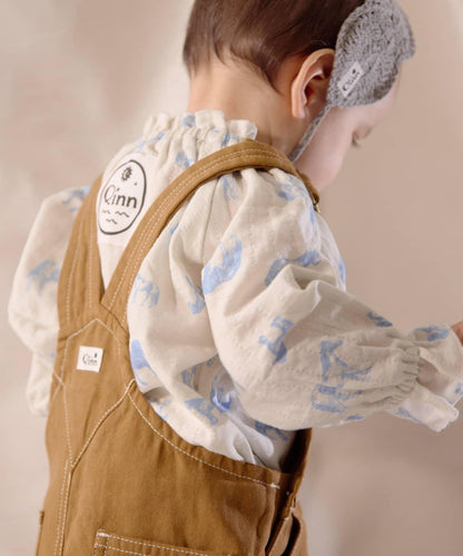 【嬰兒】【Qinn】雙層紗布上衣