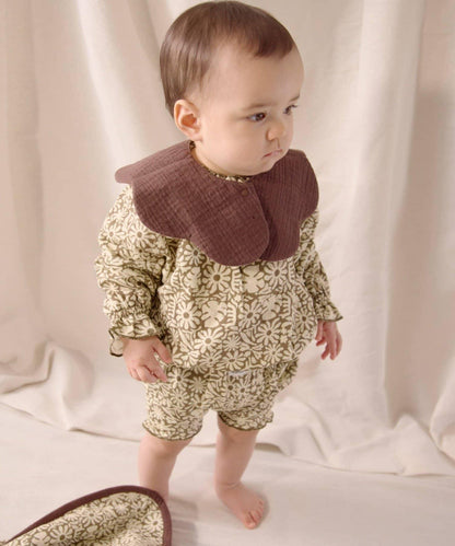 【嬰兒】【Qinn】雙層紗布上衣