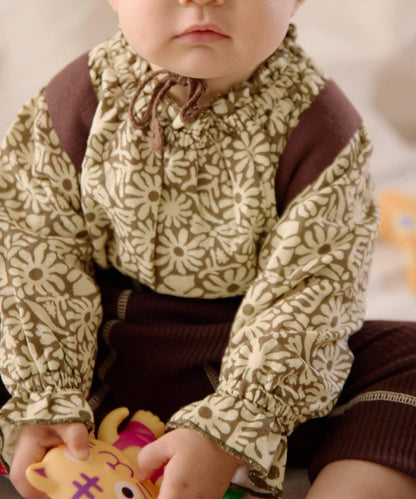 【嬰兒】【Qinn】雙層紗布上衣