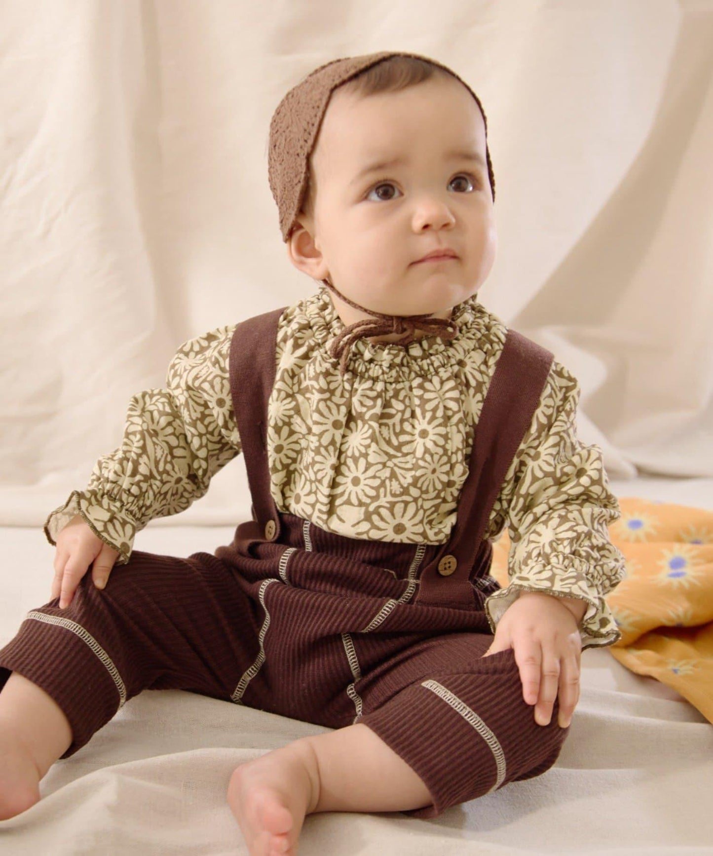 【嬰兒】【Qinn】雙層紗布上衣