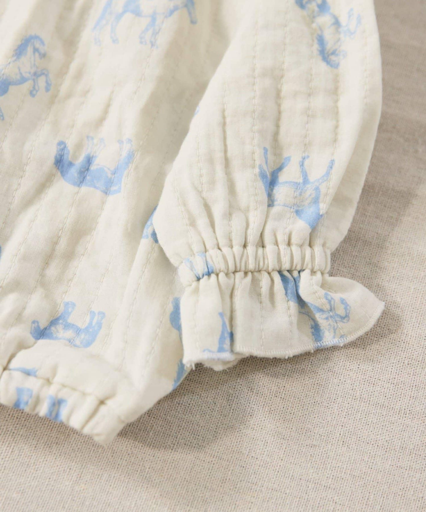 【嬰兒】【Qinn】雙層紗布上衣