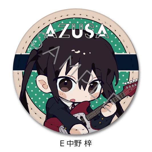 《輕音少女》皮革徽章（圓形）E 中野梓