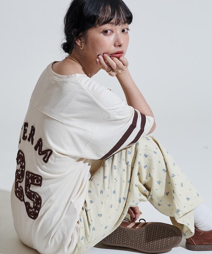 編繡數字印花T恤