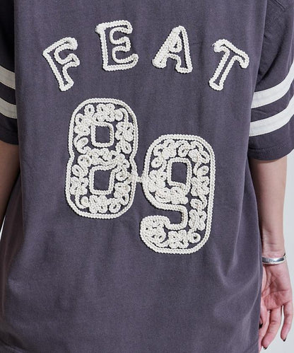 編繡數字印花T恤