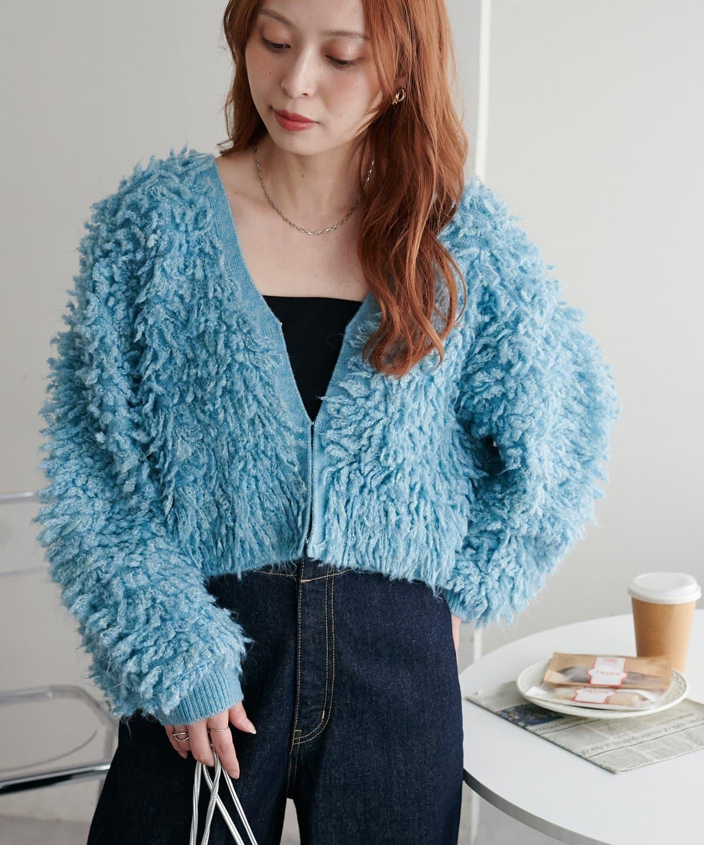 【Discoat】流蘇開衫