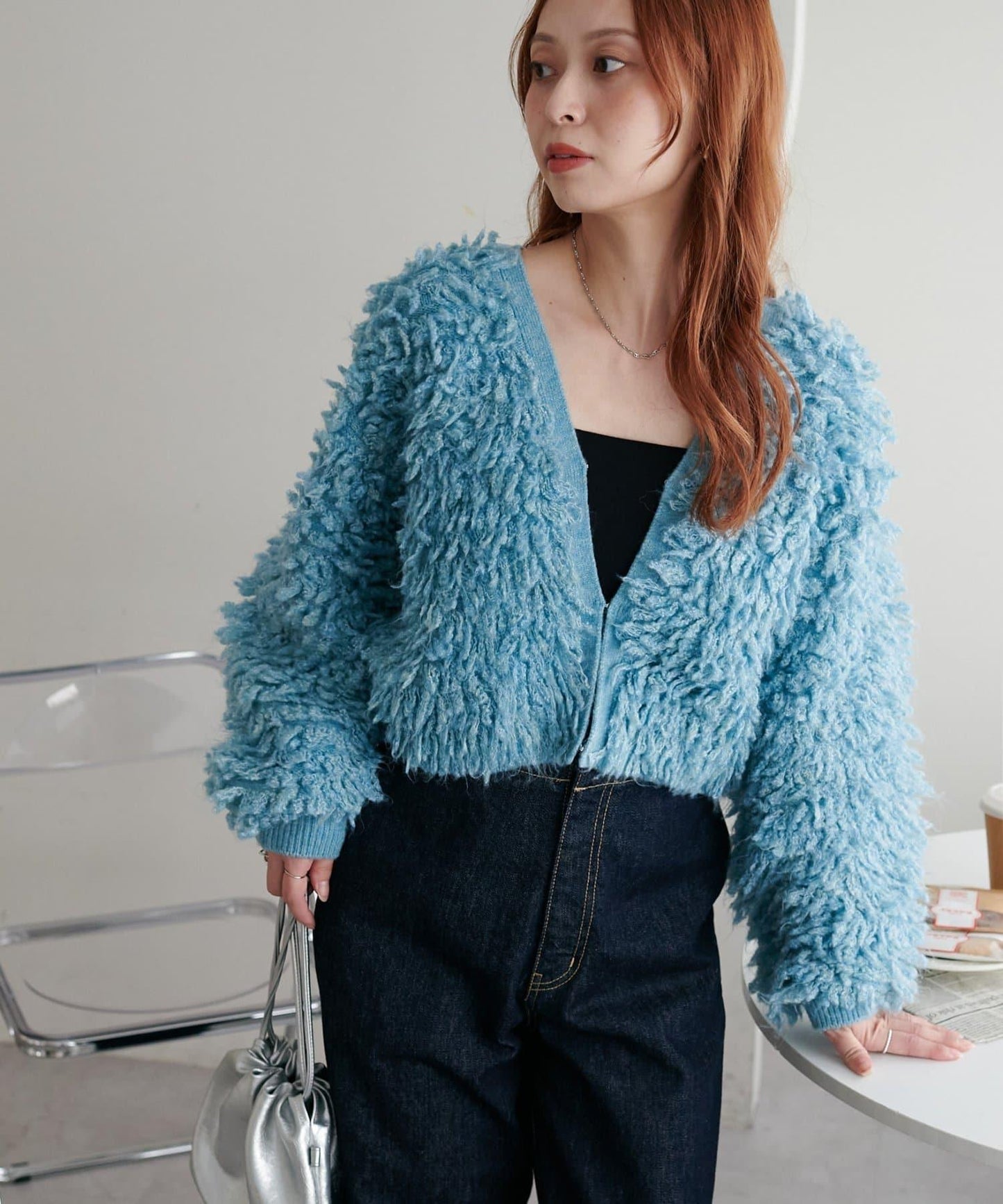 【Discoat】流蘇開衫