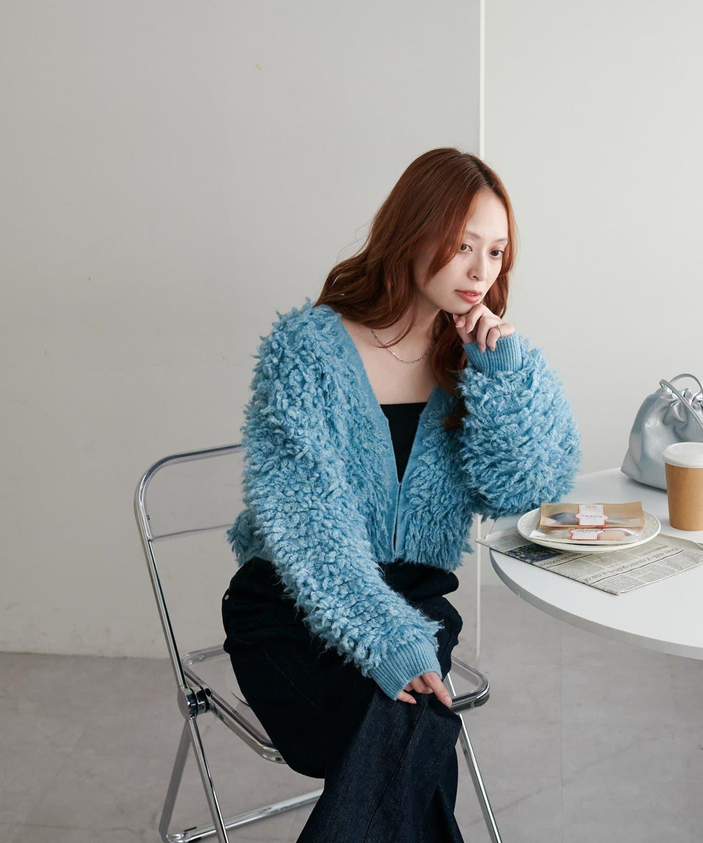 【Discoat】流蘇開衫