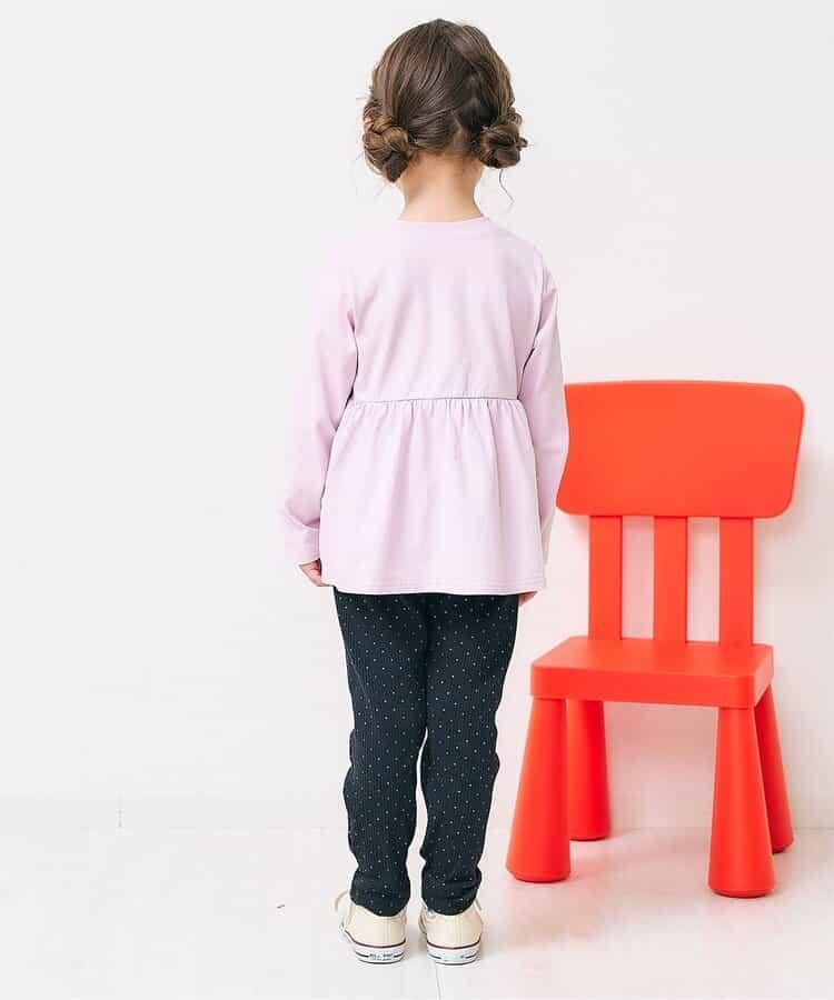 後褶邊緊身褲/7天風格褲 10分褲